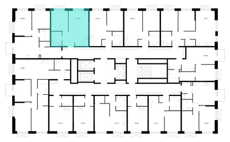 37,9 м², 1-комнатная квартира 6 684 698 ₽ - изображение 30