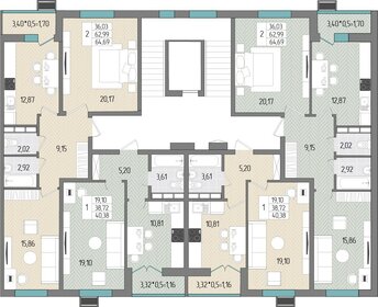 78,1 м², 4-комнатная квартира 6 500 000 ₽ - изображение 74