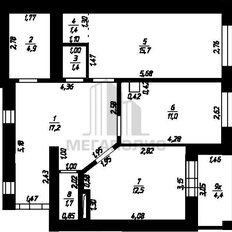 Квартира 68,3 м², 2-комнатная - изображение 2