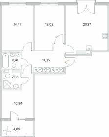 Квартира 77,7 м², 3-комнатная - изображение 1