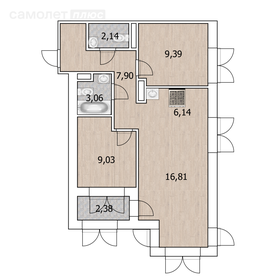67,9 м², 3-комнатная квартира 17 000 000 ₽ - изображение 46