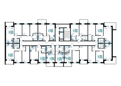 49,7 м², 2-комнатная квартира 6 585 550 ₽ - изображение 19