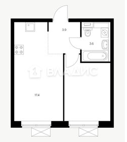 Квартира 36,1 м², 1-комнатная - изображение 1