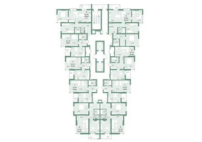 54 м², 2-комнатная квартира 3 800 000 ₽ - изображение 75