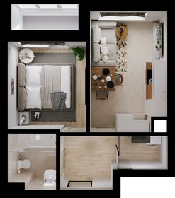 Снять двухкомнатную квартиру в ЖК «Дом на Блюхера» в Санкт-Петербурге и ЛО - изображение 40