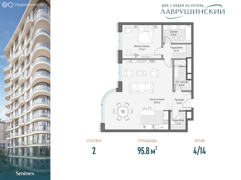 Варианты планировок дом «Лаврушинский» - планировка 9