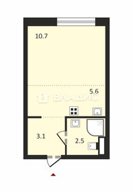 Квартира 22,3 м², студия - изображение 1