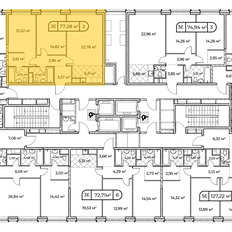 Квартира 77,6 м², 2-комнатная - изображение 3