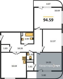86 м², 3-комнатная квартира 9 200 000 ₽ - изображение 47