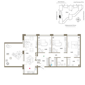 29,7 м², 1-комнатная квартира 1 690 ₽ в сутки - изображение 58