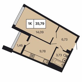 34,7 м², 1-комнатная квартира 8 300 000 ₽ - изображение 37