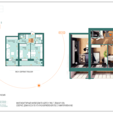 Квартира 65,8 м², 2-комнатная - изображение 4