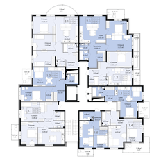 Квартира 74,3 м², 2-комнатная - изображение 2