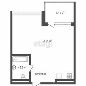 Квартира 44,1 м², студия - изображение 2