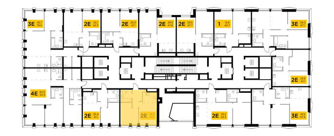 41 м², 2-комнатная квартира 18 700 000 ₽ - изображение 25