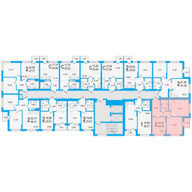 62 м², 2-комнатная квартира 7 700 000 ₽ - изображение 66