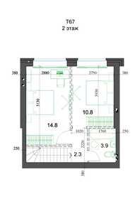 Квартира 68,2 м², 2-комнатная - изображение 2