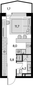 31,4 м², 1-комнатная квартира 16 719 275 ₽ - изображение 2
