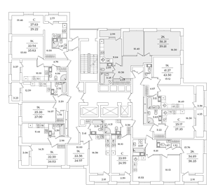 59,6 м², 2-комнатная квартира 16 060 671 ₽ - изображение 33