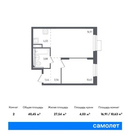 40,5 м², 1-комнатная квартира 8 786 602 ₽ - изображение 29