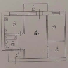 Квартира 43 м², 3-комнатная - изображение 1