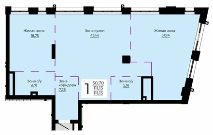 121 м², 3-комнатная квартира 37 000 000 ₽ - изображение 72