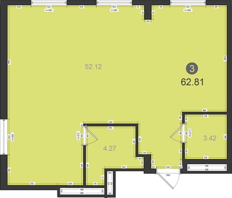 56 м², 3-комнатная квартира 8 200 000 ₽ - изображение 24