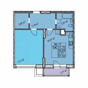 51,3 м², 1-комнатная квартира 8 450 000 ₽ - изображение 20