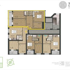 Квартира 74,9 м², 2-комнатная - изображение 2