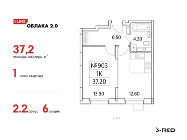 30,3 м², 1-комнатная квартира 5 900 000 ₽ - изображение 62