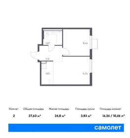 38,3 м², 1-комнатная квартира 6 725 955 ₽ - изображение 25