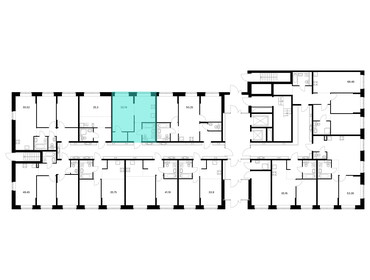 34,5 м², 1-комнатная квартира 5 108 731 ₽ - изображение 33