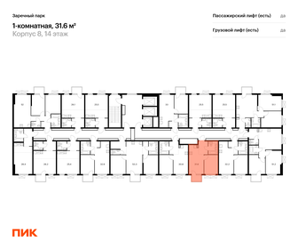 Квартира 31,6 м², 1-комнатная - изображение 2