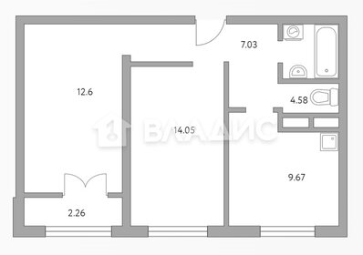 Квартира 50,2 м², 2-комнатная - изображение 2