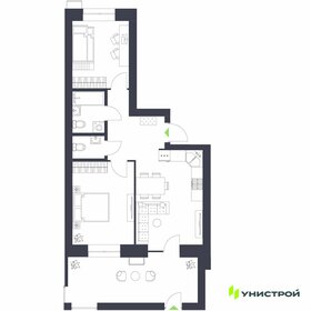 Квартира 61,7 м², 2-комнатная - изображение 1