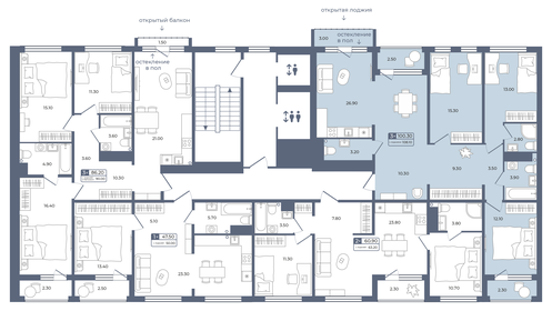 115,5 м², 3-комнатная квартира 15 500 000 ₽ - изображение 3