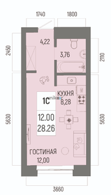 21,3 м², 1-комнатная квартира 4 300 000 ₽ - изображение 73