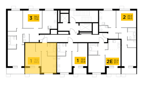 38,7 м², 1-комнатная квартира 6 294 900 ₽ - изображение 61