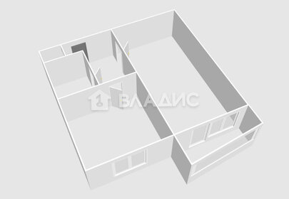 Квартира 57 м², 2-комнатная - изображение 3