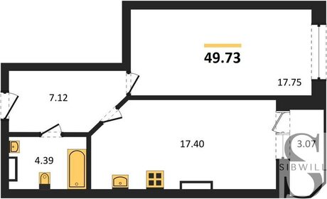46,9 м², 2-комнатная квартира 6 250 000 ₽ - изображение 53