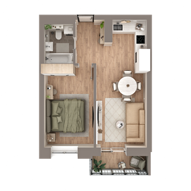 Квартира 43,9 м², 2-комнатная - изображение 2