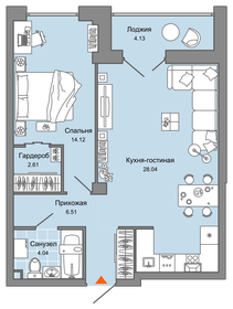 52,6 м², 2-комнатная квартира 5 499 999 ₽ - изображение 69