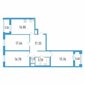 85,3 м², 3-комнатная квартира 19 719 124 ₽ - изображение 53