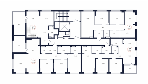 119 м², 3-комнатная квартира 15 897 000 ₽ - изображение 68