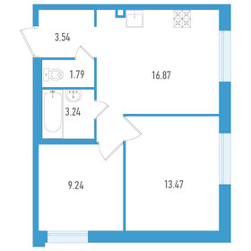 51,8 м², 2-комнатная квартира 7 800 000 ₽ - изображение 61