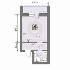 Квартира 26,2 м², студия - изображение 2