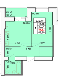 41,6 м², 1-комнатная квартира 4 037 140 ₽ - изображение 8