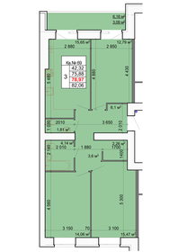 91,3 м², 3-комнатная квартира 11 750 000 ₽ - изображение 50