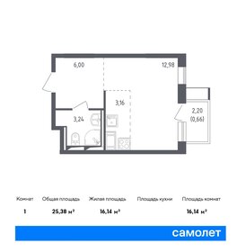 22,9 м², квартира-студия 5 911 218 ₽ - изображение 6