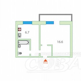 Квартира 28,9 м², 1-комнатная - изображение 5